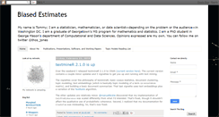 Desktop Screenshot of biasedestimates.com